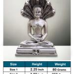 Parshvanath Idol In Pure 925 Silver (1)