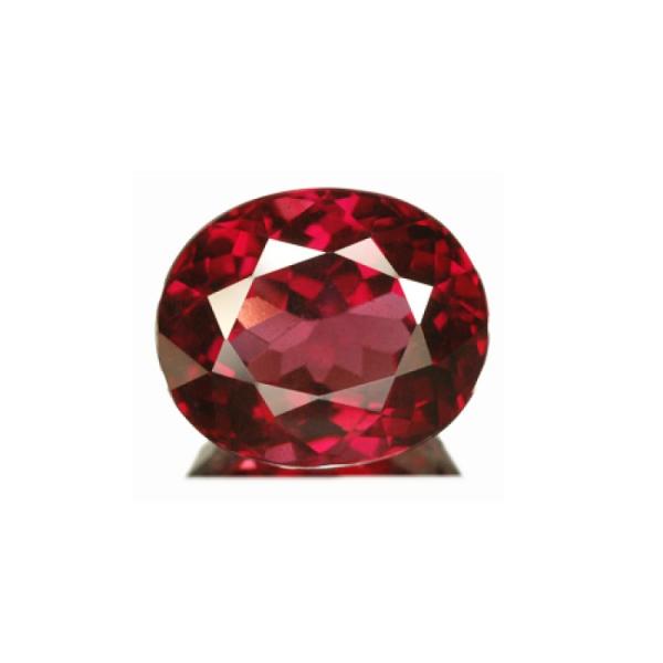 Natural Red Garnet Gemstone 8-9 Carats Oval