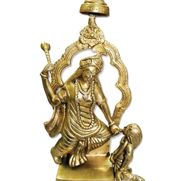 BaglaMukhi Idol In Brass- Big
