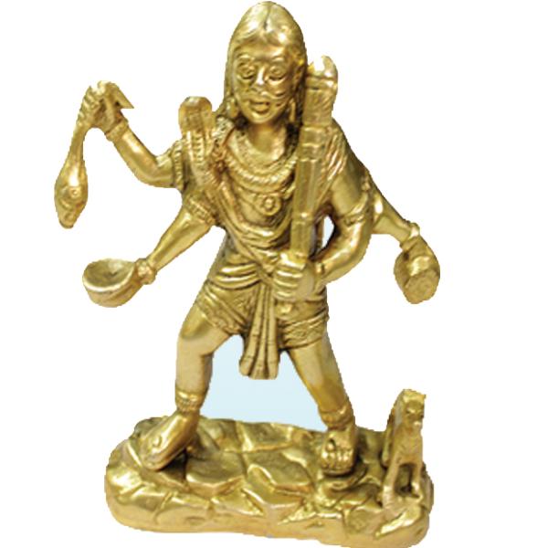 Bhairav Idol In Brass
