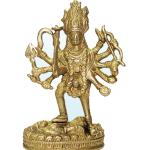 Mahakali Standing On Shiva Idol In Brass