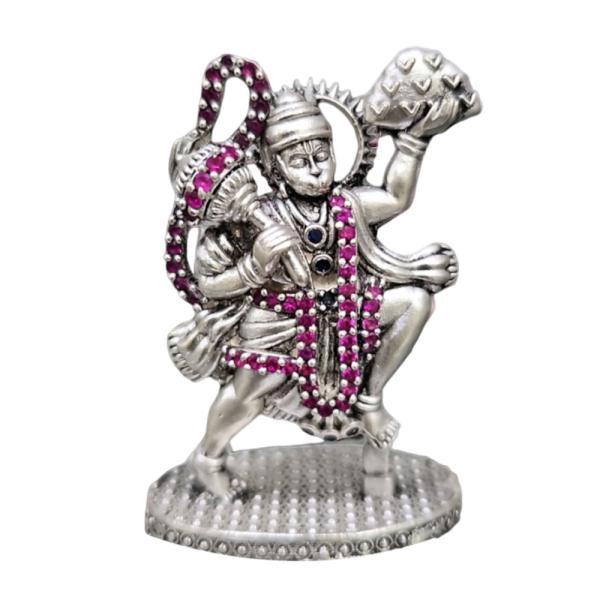 Hanuman Idol In Pure 925 Silver (1)
