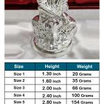 Sai Baba Idol In Pure 925 Silver (2)