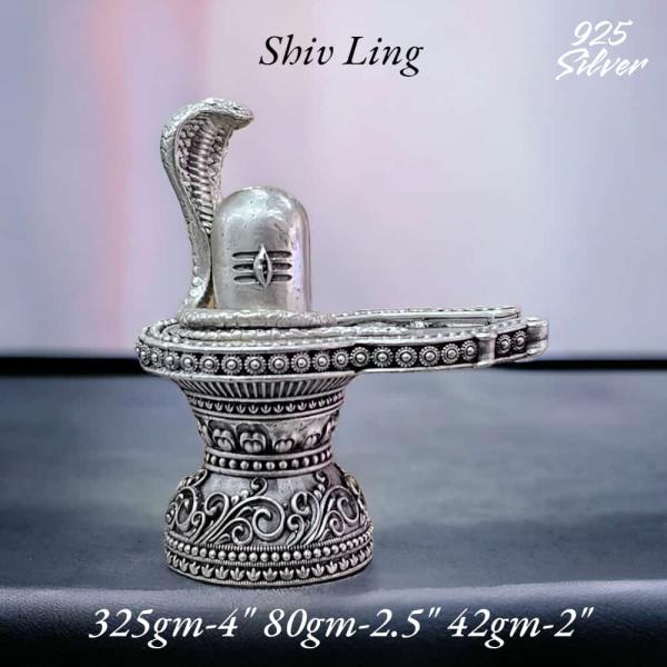 Shivling In Pure 925 Silver