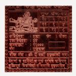 Guru (Jupiter) Graha Yantra In Copper - 3 Inch