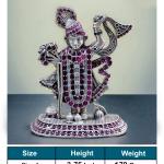 Shrinathji Idol In Pure 925 Silver-(1)