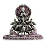 Surya Narayan Idol In Pure 925 Silver