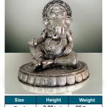 Ganesh Idol In Pure 925 Silver (13)